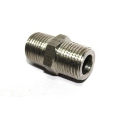 SS NPT Double Nipple Hex Adapter Male Heavy Stainless Steel 316